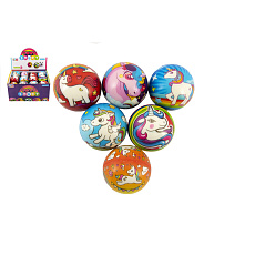 Teddies Míček 7 cm pěna mix druhů v sáčku 24 ks v boxu