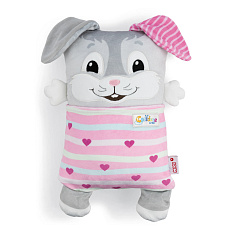 NICI Plyšová hračka Zajíček Cosidoos 30 x 20 x 11 cm, oboustranný motiv