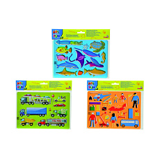 Simba A&F Šablony na kreslení, 3 druhy