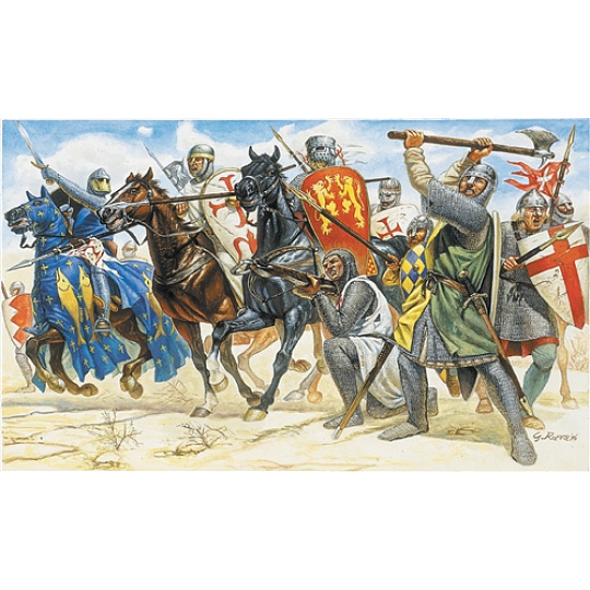 Italeri Model Kit figurky 6009 - CRUSADERS (XIth CENTURY) (1:72)