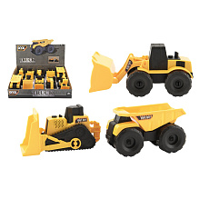 teddies Stavební stroje plast 12-14cm, 4 druhy na výběr