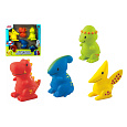 Teddies Dinosaurus skládací gumový v krabici 26x24x8cm 12m+