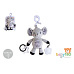 Slon babyted chrastítko plyš 30cm závěs na postýlku/kočárek na kartě v sáčku 0m+