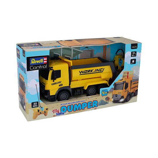 Revell Autíčko REVELL 24678 - Mercedes-Benz Arocs "My little Dumper" (1:24) Revell Autíčko REVELL 24678 - Mercedes-Benz Arocs "My little Dumper" (1:24)