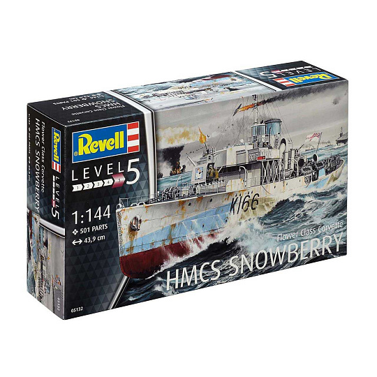 Revell Plastic ModelKit loď 05132 - Flower Class Corvette (early) (1:144)