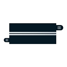 Scalextric Příslušenství SCALEXTRIC C7016 - Single Lane (half straight x 4)