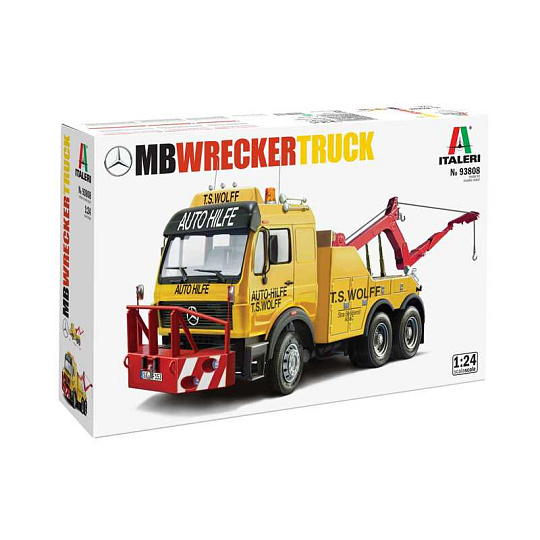 Italeri Model Kit truck 93808 - Mercedes-Benz wrecker truck (1:24)