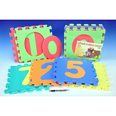 Wiky Pěnové puzzle Číslice 30x30cm Wiky Pěnové puzzle Číslice 30x30cm