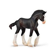 Collecta Mac Toys COLLECTA Hříbě Clydesdale - Black