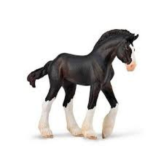 Collecta Mac Toys COLLECTA Hříbě Clydesdale - Black