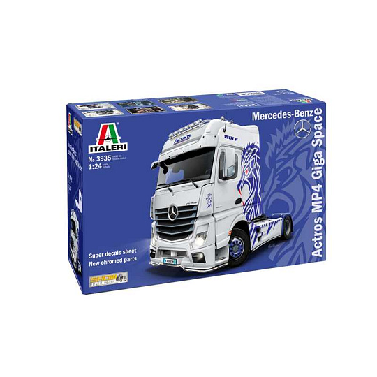 Italeri Model Kit truck 3935 - Mercedes-Benz ACTROS MP4 Giga Space (1:24)