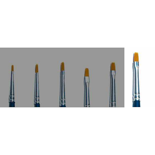 Italeri Brush Synthetic Flat - SINGLE PACK 52226 - plochý syntetický štětec (velikost 3)