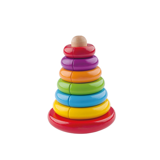 WOODY magnetická skládací pyramida - káča WOODY magnetická skládací pyramida - káča