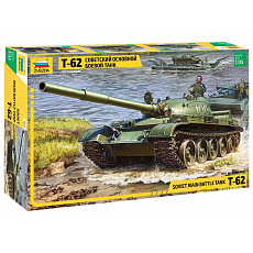 Zvezda Model Kit tank 3622 - T-62 Soviet Main Battle Tank (1:35)