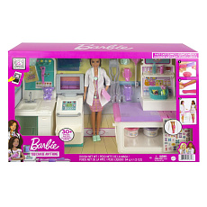 Mattel Barbie KLINIKA 1. POMOCI S DOKTORKOU HERNÍ SET