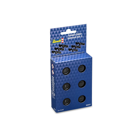 Revell Sada barev Email Color 32217 - General Set 5 - Gloss/Matt (6 x 14ml)