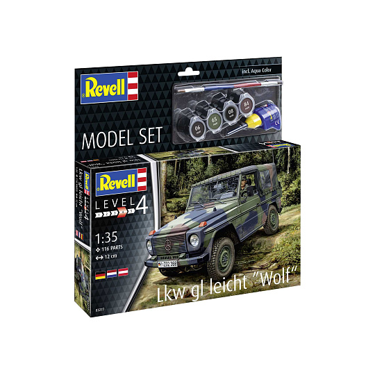 Revell ModelSet military 63277 - Lkw gl leicht "Wolf" (1:35)