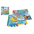 Trefl Soubor her 2v1 Člověče, nezlob se, Psí závod Tlapková patrola/Paw Patrol v krabici 24,5x24,5x5cm