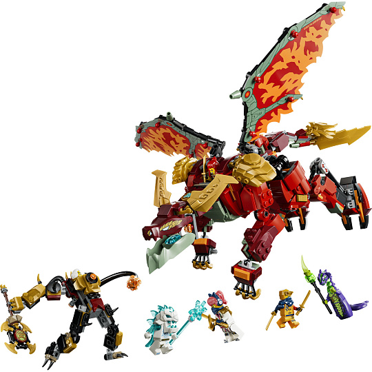 LEGO NINJAGO® 71868 Wyldfyre a transformační dračí oblek LEGO NINJAGO® 71868 Wyldfyre a transformační dračí oblek