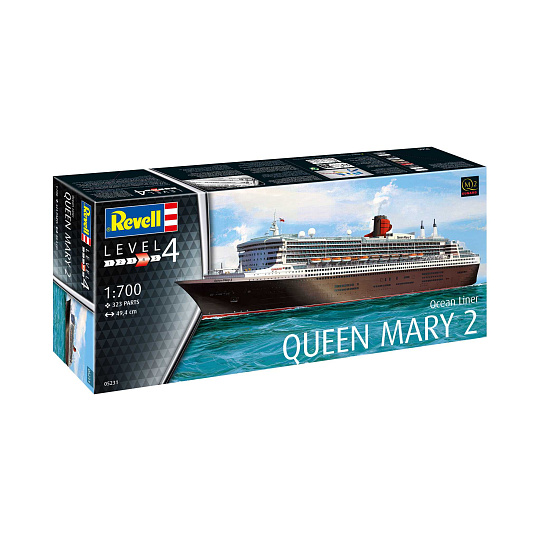 Revell Plastic ModelKit loď 05231 - Queen Mary 2 (1:700) Revell Plastic ModelKit loď 05231 - Queen Mary 2 (1:700)