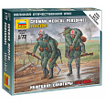 Zvezda Wargames (WWII) figurky 6143 - German Medical Personnel 1941-43 (1:72)