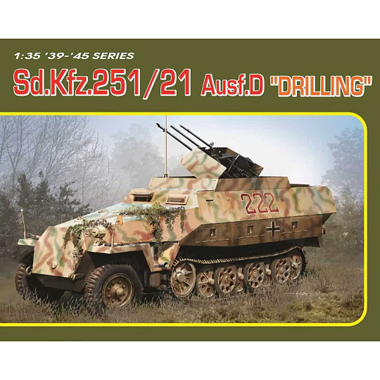 Dragon Model Kit military 6862 - Sd.Kfz.251/21 Ausf.D DRILLING (1:35)