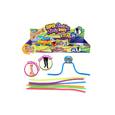 Teddies Guma s glitry natahovací antistresová elastická 50cm 6 barev