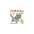 Knížka leporelo CZ text - Zvířátka na statku 10,5x10cm 12m+