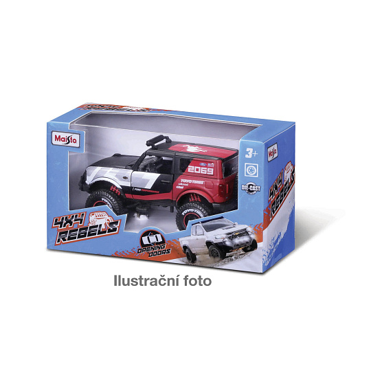 Maisto M. 4x4 REBELS, assort, window box Maisto M. 4x4 REBELS, assort, window box