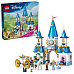 LEGO Disney 43275 Popelčin zámek a kočár s koňmi