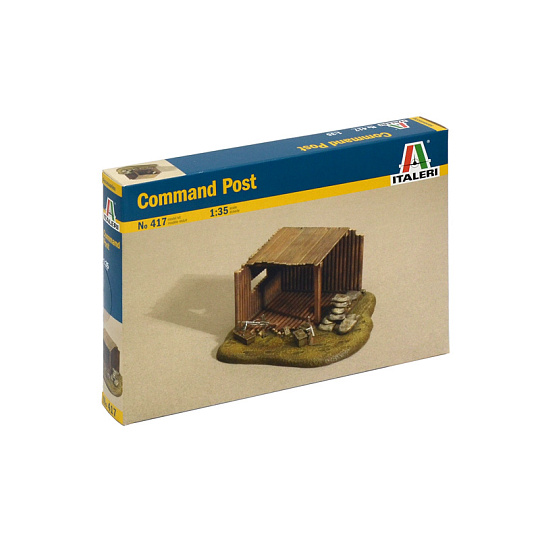 Italeri Model Kit budova 0417 - COMMAND POST (1:35) Italeri Model Kit budova 0417 - COMMAND POST (1:35)