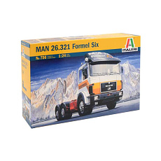 Italeri Model Kit truck 0756 - MAN 26.321 FORMEL SIX (1:24)