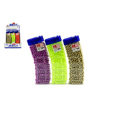 Teddies Kuličky do pistole 800ks plast asst 6 barev v plastové krabičce 7x17cm