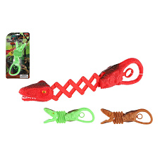 Teleskopické kleště Dinosaurus plast 21cm 3 barvy na kartě