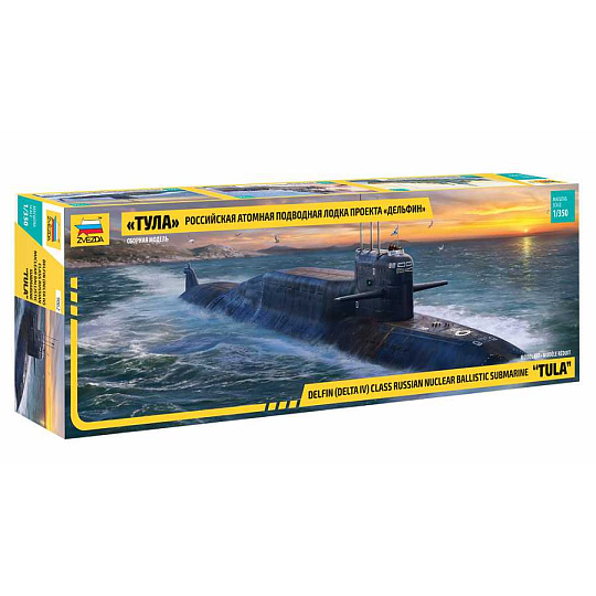 Zvezda Model Kit ponorka 9062 - "Tula"Submarine Delfin/Delta IV Class (1:350)