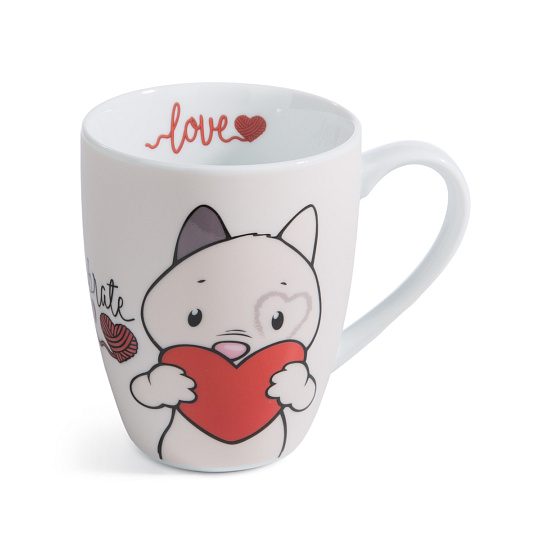 NICI hrnček Mačička "Celebrate Love" 310ml, porcelán, v darčekovej krabičke
