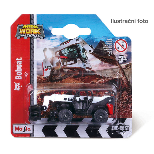Maisto M. Bobcat Mini Work Machinnes 3´´Bobcat, assort, blister