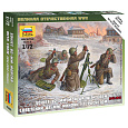 Zvezda Wargames (WWII) figurky 6208 - Soviet 82mm Mortar with Crew (Winter Unif.) (1:72)