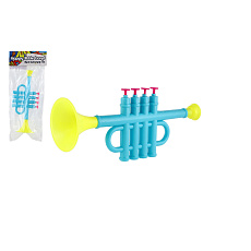 Trubka/Trumpeta plast 25cm 2 barvy v sáčku