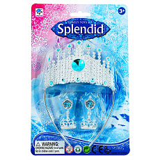 Rappa Korunka zimní království princezna s náušnicemi