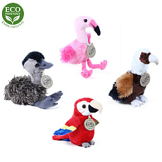 Rappa Plyšoví pták exotický  15 cm ECO-FRIENDLY