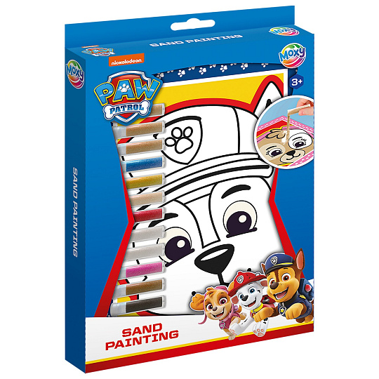 Rappa Kreativní set pískové malování Paw Patrol 4 obrazy + 12 písků Rappa Kreativní set pískové malování Paw Patrol 4 obrazy + 12 písků