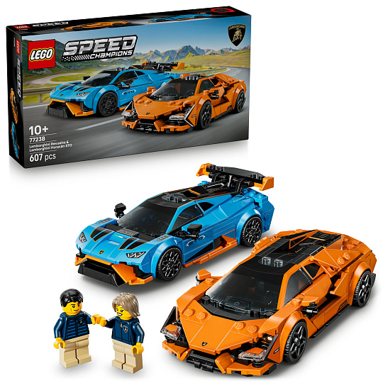LEGO Speed Champions 77238 Lamborghini Revuelto a Huracán STO