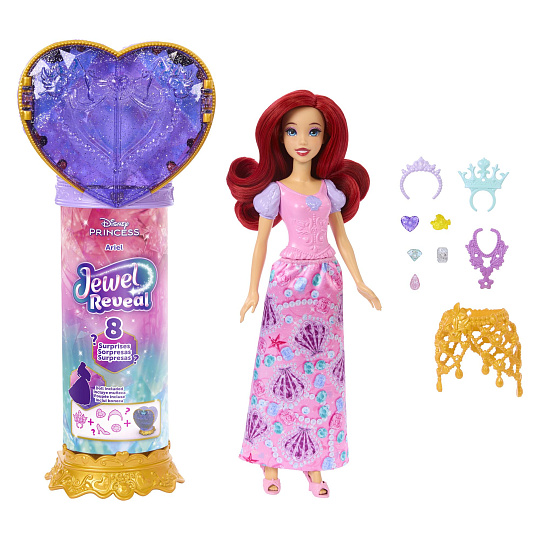 Mattel Disney Princess princezna s překvapením - ARIEL Mattel Disney Princess princezna s překvapením - ARIEL