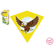 Drak létající orel plast 68x73cm v sáčku 36ks v boxu Drak létající orel plast 68x73cm v sáčku 36ks v boxu