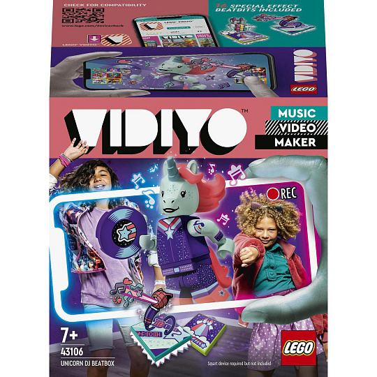 LEGO VIDIO 43106 Unicorn DJ BeatBox