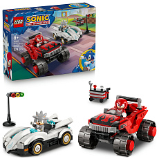 LEGO Sonic the Hedgehog™ 77118 Silver a jeho auto vs. Knuckles a jeho monster truck LEGO Sonic the Hedgehog™ 77118 Silver a jeho auto vs. Knuckles a jeho monster truck