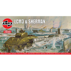 Airfix Classic Kit VINTAGE military A03301V - LCM3 & Sherman Tank (1:76)