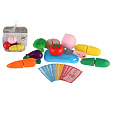 Teddies Zelenina krájecí s prkénkem plast v síťce 18x15cm