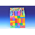 Teddies Stavebnice kostky velké 30ks plast v sáčku 47x66x8cm